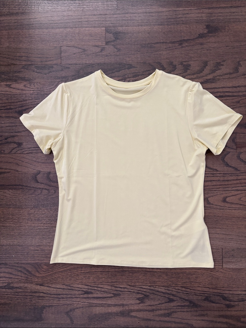 Women's Classic Crewneck Tee - Light Yellow